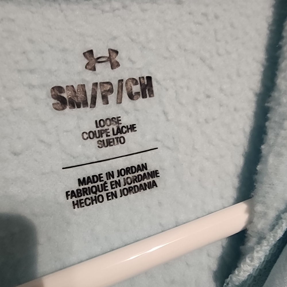 Under Armour Womens Light Blue and Gray  Hoodie Size Small - Picture 3 of 5